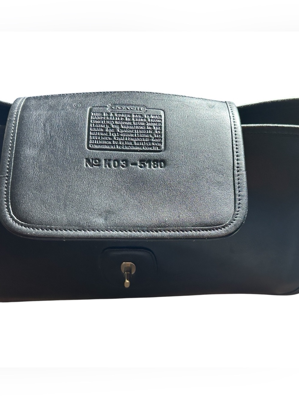 Vtg Coach Metropolitan Brief Bag Black Leather #5180 seen on Devil Wears Prada 2 - Picture 11 of 12